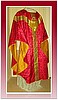 Vestments in Red Liturgical Fabric with choice of Emblem